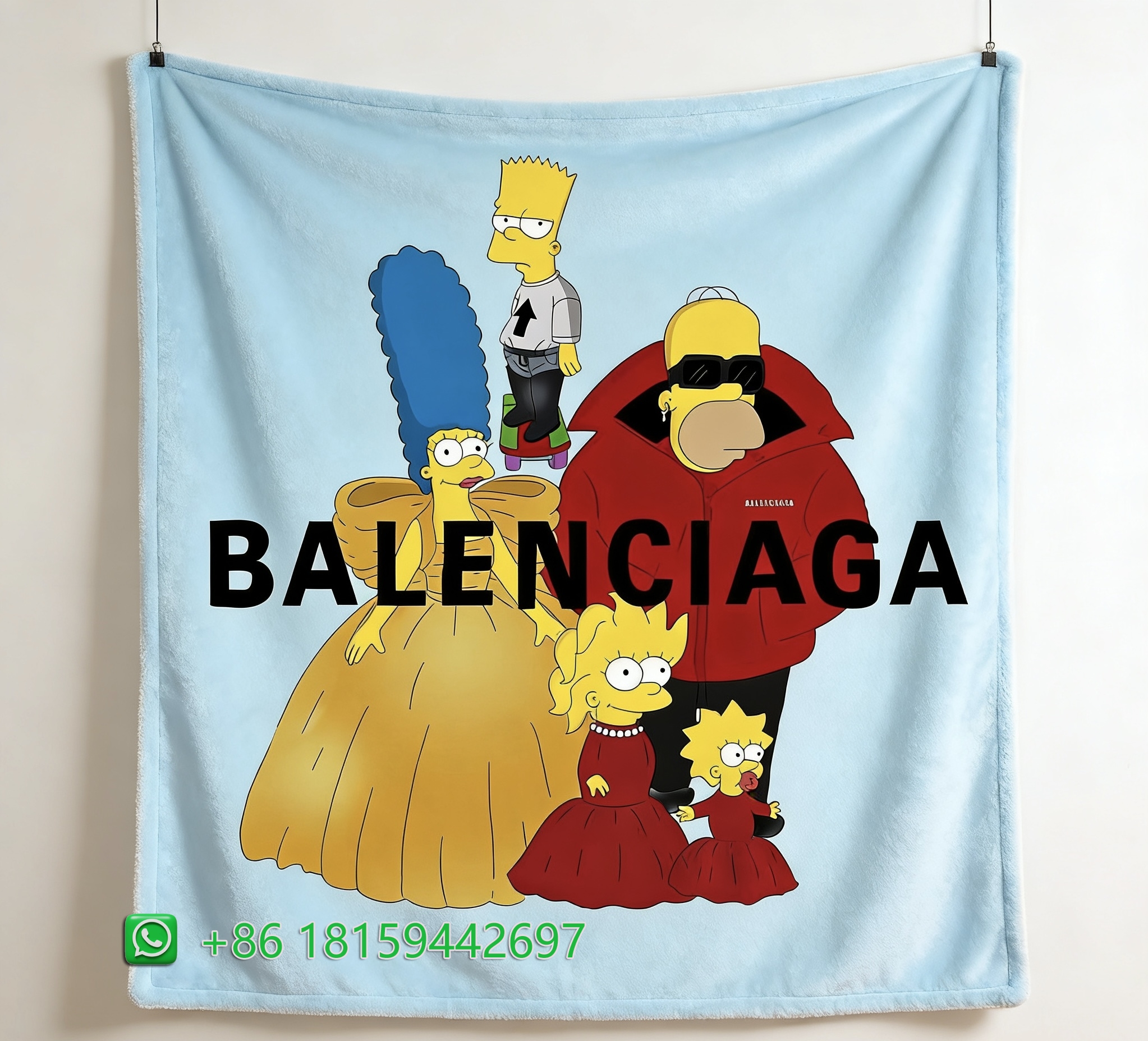 Balenciaga Throw Blankets